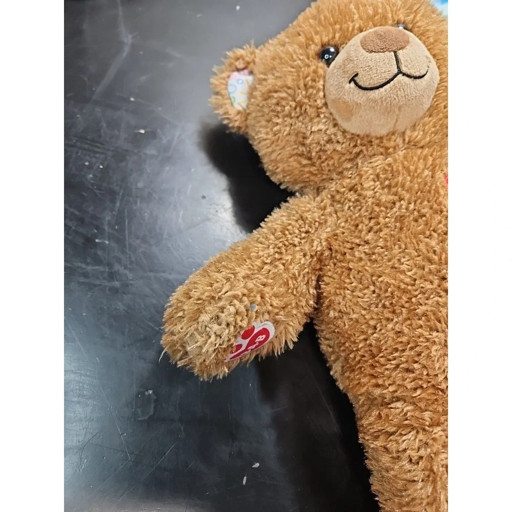 Build A Bear Hearts n Hugs Doodle Paws Brown Teddy Plush Red Heart BAB 2022 *EUC - Picture 3 of 16